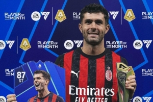 3場(chǎng)3球2助！普利西奇領(lǐng)取意甲九月最佳球員獎(jiǎng)杯