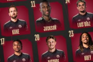 你的頭頂怎么尖尖的??拜仁首發(fā)圖，杰克遜頭部比隊友“大一號”