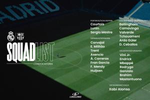 皇馬國家德比大名單：姆巴佩領(lǐng)銜，阿諾德、赫伊森、卡瓦哈爾回歸