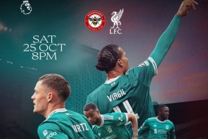 利物浦客戰(zhàn)小蜜蜂海報(bào)：維爾茨、加克波、范戴克、科納特出鏡