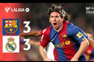 巨星崛起！07年國家德比，19歲梅西帽子戲法，巴薩3-3絕平皇馬