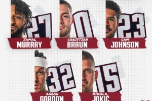 又多又準(zhǔn)！掘金上半場(chǎng)21罰19中&首發(fā)五人14中14 太陽(yáng)12中9