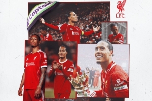 里程碑！利物浦官方：34歲范戴克迎來作為利物浦隊(duì)長的第150場