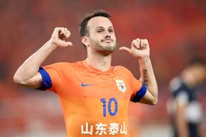 卡扎伊什維利攻入本賽季個(gè)人中超第23球，暫領(lǐng)跑射手榜