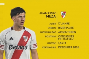 德天空：多特有意17歲的克魯塞羅后衛(wèi)普拉斯特、河床攻擊手梅薩