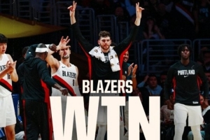 16+14&正負(fù)值+21！開拓者贏球海報(bào)：克林根C位 小楊“角落”鼓掌