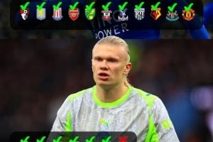 難以企及！哈蘭德英超連續(xù)6輪破門終結(jié)，無緣追逐瓦爾迪11輪紀錄