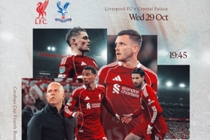 三戰(zhàn)水晶宮！利物浦發(fā)布海報：斯洛特、維爾茨、?；倏说热顺鲧R