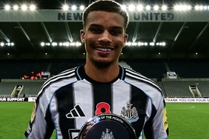 表現(xiàn)穩(wěn)健！佳夫當(dāng)選紐卡10月最佳球員