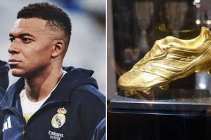 老佛爺+全隊出席！皇馬官方：姆巴佩明天在伯納烏領(lǐng)取歐洲金靴