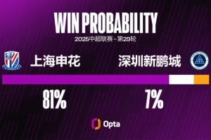 上海申花本賽季被對手在禁區(qū)外攻入9球，是他們自2012年以來最多