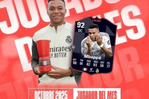 連續(xù)第2個月當(dāng)選！西甲官方：姆巴佩當(dāng)選10月聯(lián)賽最佳球員