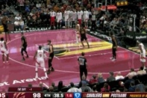 殺死比賽！巴特爾連中兩記三分球&個人本場三分球6中6