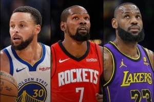 庫里&KD前4場(chǎng)拿下100+得分！歷史僅4位37+歲球員開季前4場(chǎng)做到