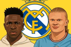 英媒：皇馬計劃27年報價2.5億歐求購哈蘭德！需要賣維尼修斯籌錢