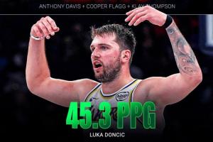 史詩級交易！東契奇目前場均45.3分 比濃眉&弗拉格&克萊總和還多