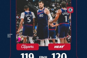 網(wǎng)友議快船輸球：別拿祖巴茨碰瓷熱巴 哈登半場7失誤但去怪小卡吧
