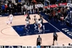 不容易！比爾接哈登傳球三分命中&拿到12分！快船生涯最高分！