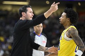 名記：殘陣湖人在背靠背第二天以59%命中率擊敗開拓者 形勢大好