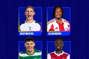 歐冠今日最佳進(jìn)球候選：范德芬超級(jí)一條龍、巴洛貢小角度破門(mén)在列