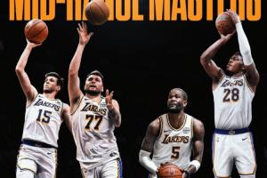 中投大隊(duì)??！湖人四人中投命中率聯(lián)盟前十 東契奇高達(dá)75%！