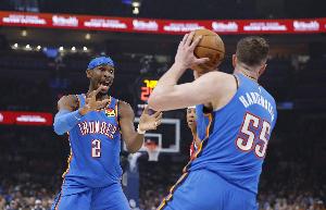 客戰(zhàn)快船！雷霆首發(fā)：亞歷山大/華萊士/多特/霍姆格倫/哈滕