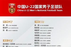 肖赧談U22名單：熊貓杯熱身對手有質量保障，是最好的磨陣機會