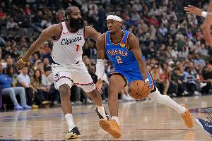 不僅強(qiáng)在SGA！雷霆4把大鎖消耗哈登  深度和均衡性目前自成一檔？