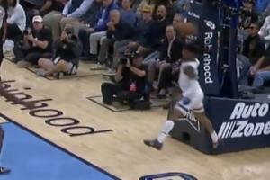 投……投名狀？??莫蘭特救球“助攻”杜蘭特絲滑三大步暴扣！