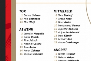 德國(guó)U21新一期名單：倫納特-卡爾、比朔夫、小伊布在列