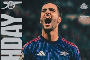 前四對決，阿森納官推曬本輪英超對桑德蘭海報，梅里諾單人出鏡