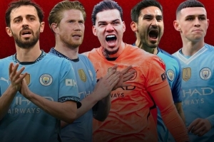 瓜迪奧拉麾下曼城球員出場榜：B席421場居首，丁丁、福登在列