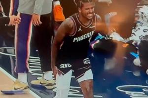 傷得不輕??！杰倫·格林痛得齜牙咧嘴 右腿根本不敢受力