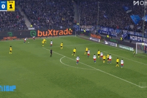 遭97分鐘讀秒絕平！柯尼希斯多費(fèi)爾頭球破門(mén)，多特遭漢堡1-1絕平