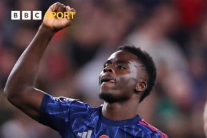 薩卡客戰(zhàn)桑德蘭破門，19個月以來首次在倫敦之外的英超比賽進球