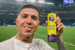 4次長傳全部成功！恩佐當選切爾西vs狼隊英超官方全場最佳球員