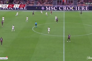 【集錦】意杯-恩昆庫(kù)側(cè)勾處子球希門(mén)尼斯破荒 米蘭3-0十人萊切