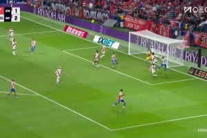 巴列卡諾2-1反超馬競(jìng)！加西亞單刀過(guò)掉門將打空門得手