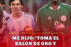 米克爾：2005年世青賽輸球后很生氣，梅西說(shuō)愿意金球和你換