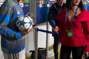 歐冠打進(jìn)60球+第4次戴帽！姆巴佩當(dāng)選全場最佳并帶走比賽用球