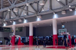 老當益壯了！登哥這三分訓練的手感也是很絲滑啊