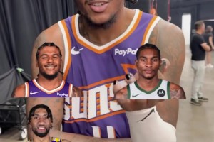 好難的采訪題！回憶生涯首發(fā)陣容??杰倫-格林猜了半天想不起來