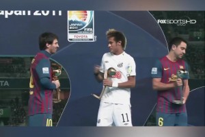 梅西這一戰(zhàn)打服19歲的內馬爾！11年世俱杯梅西2球助巴薩奪冠！
