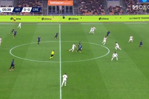 夢幻開局！巴雷拉搶斷博尼送傳中，勞塔羅輕松包抄破門