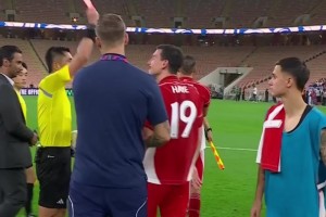 非常不滿！印尼球員賽后怒噴馬寧，馬寧不慣著直接出示紅牌！