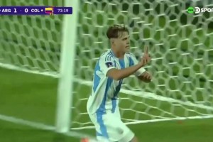 19歲天才！西爾維蒂連續(xù)3場淘汰賽破門！阿根廷取得領先！