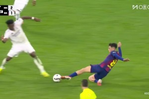 生涯首紅！佩德里鏟倒瓊阿梅尼吃到第2張黃牌被罰下