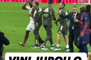 西媒曝沖突細(xì)節(jié):維尼修斯做“閉嘴”手勢(shì)，亞馬爾約架更衣室！