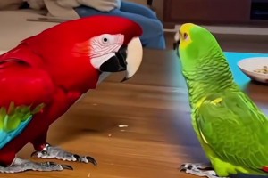 逆天！這兩只鸚鵡怎么培養(yǎng)成皇馬和巴薩球迷的，養(yǎng)鸚鵡的是個(gè)人才