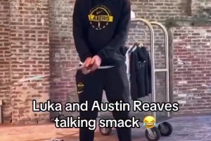 關(guān)系是真的好！ 東契奇和里夫斯都很喜歡惡搞對(duì)方